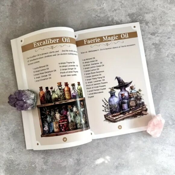 Magic Magical Oils Recipes Book NWT - Picture 3 of 5